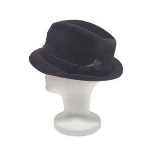 VINTAGE F.R. Tripler New York Chase Hat Felt Medium Fedora